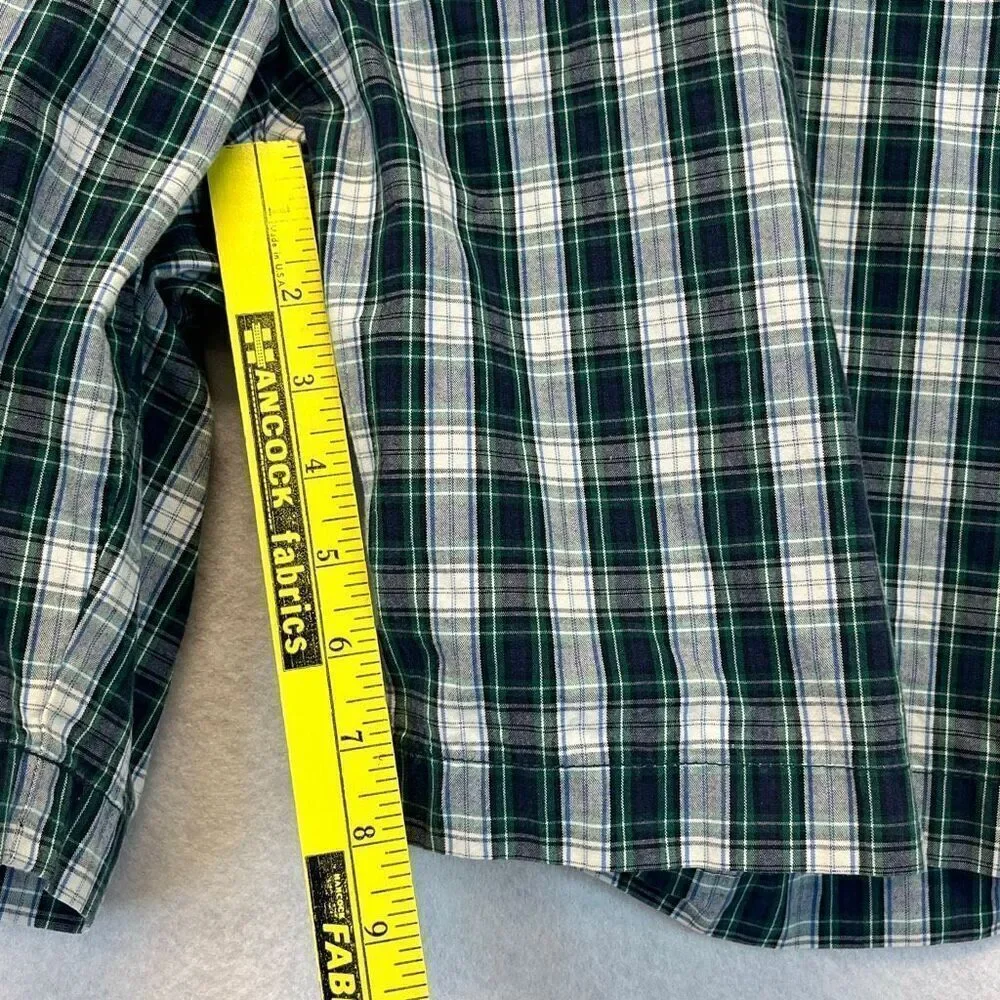 POLO RALPH LAUREN Men’s Shorts 38 Green Plaid Cotton Prospect Casual Golf Preppy